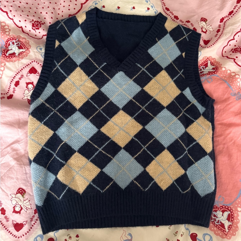Navy blue vest